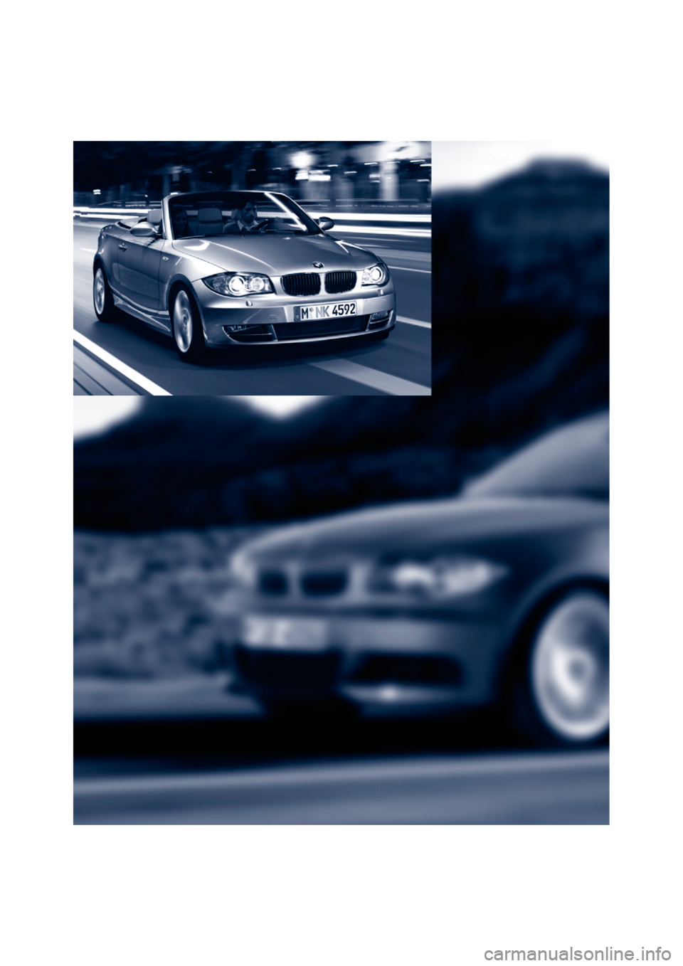 BMW 128I COUPE 2008 E82 Owners Manual 