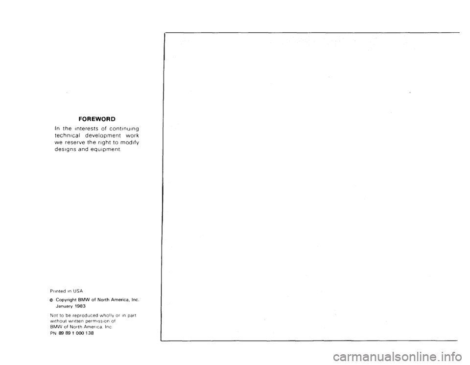 BMW 533i 1982 E28 Electrical Troubleshooting Manual 