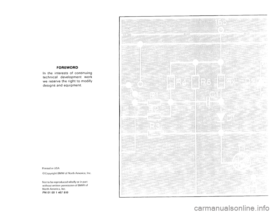 BMW 535i 1987 E28 Electrical Troubleshooting Manual 