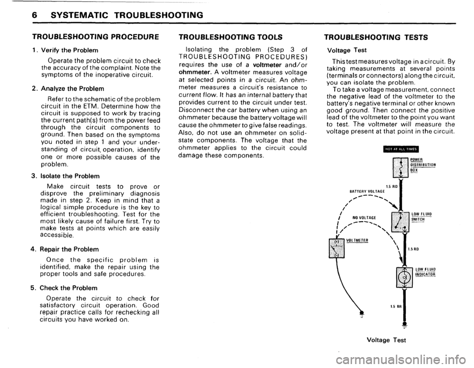 BMW 535i 1987 E28 Electrical Troubleshooting Manual 