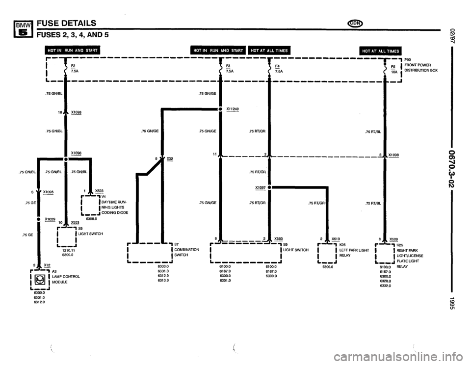 BMW 540i 1995 E34 Electrical Troubleshooting Manual 