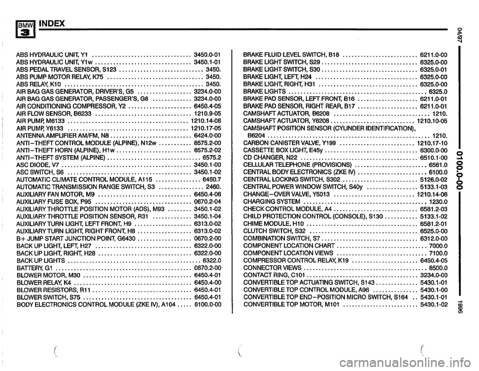 BMW 320i 1996 E36 Electrical Troubleshooting Manual 