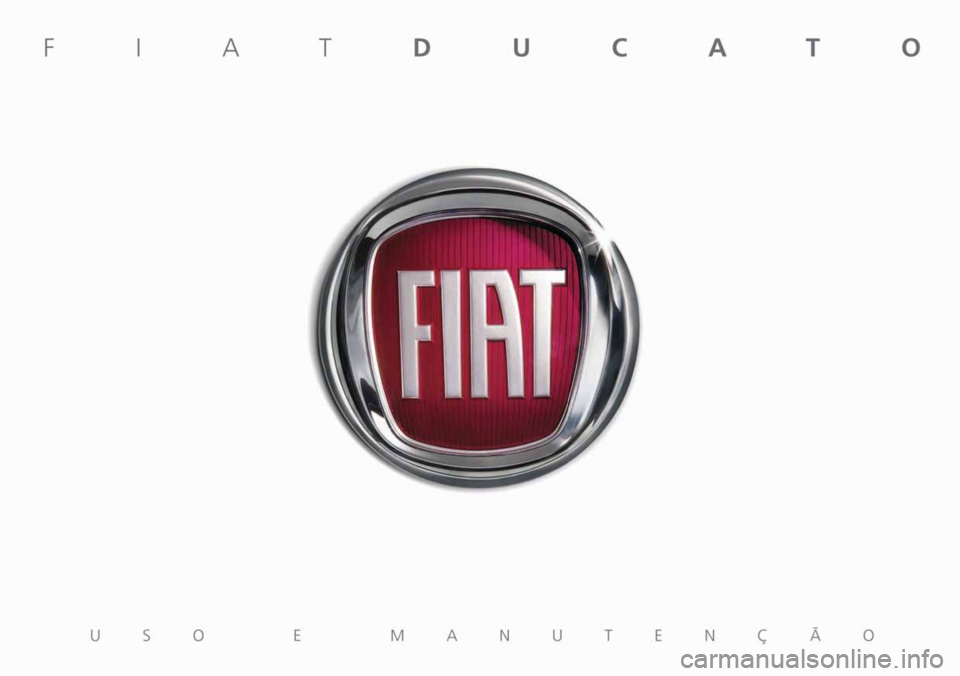 FIAT DUCATO 2008  Manual de Uso e Manutenção (in Portuguese) 