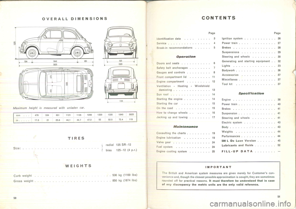 FIAT 500L 1957 1.G Instruction Manual 