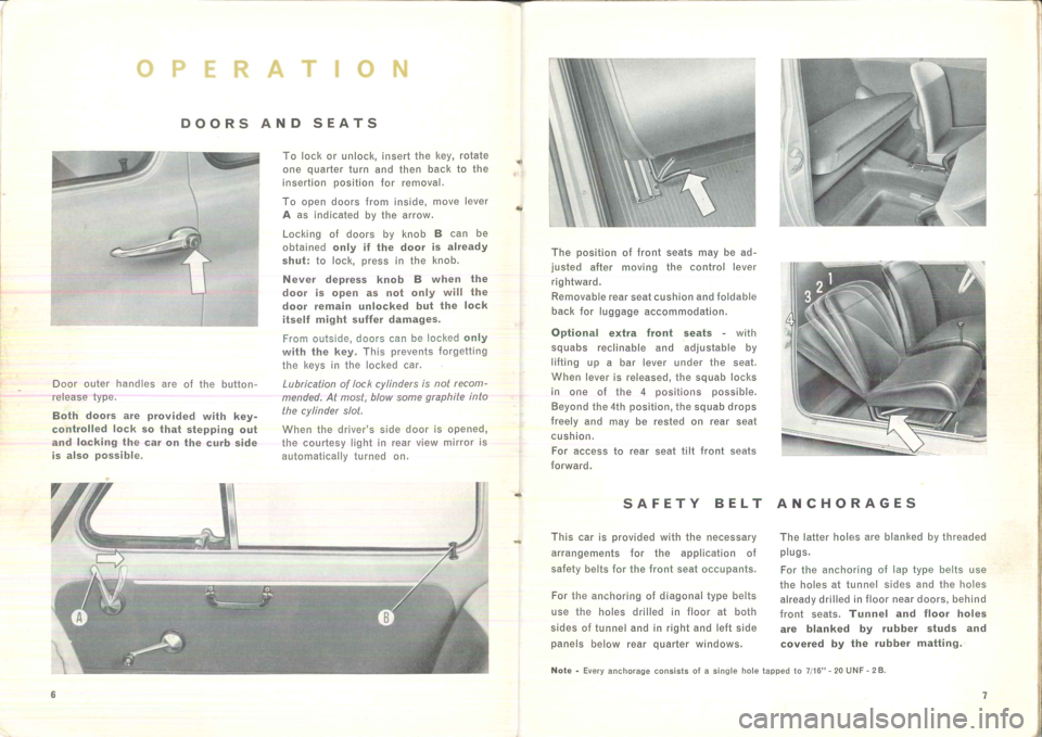 FIAT 500 1972 1.G Instruction Manual 