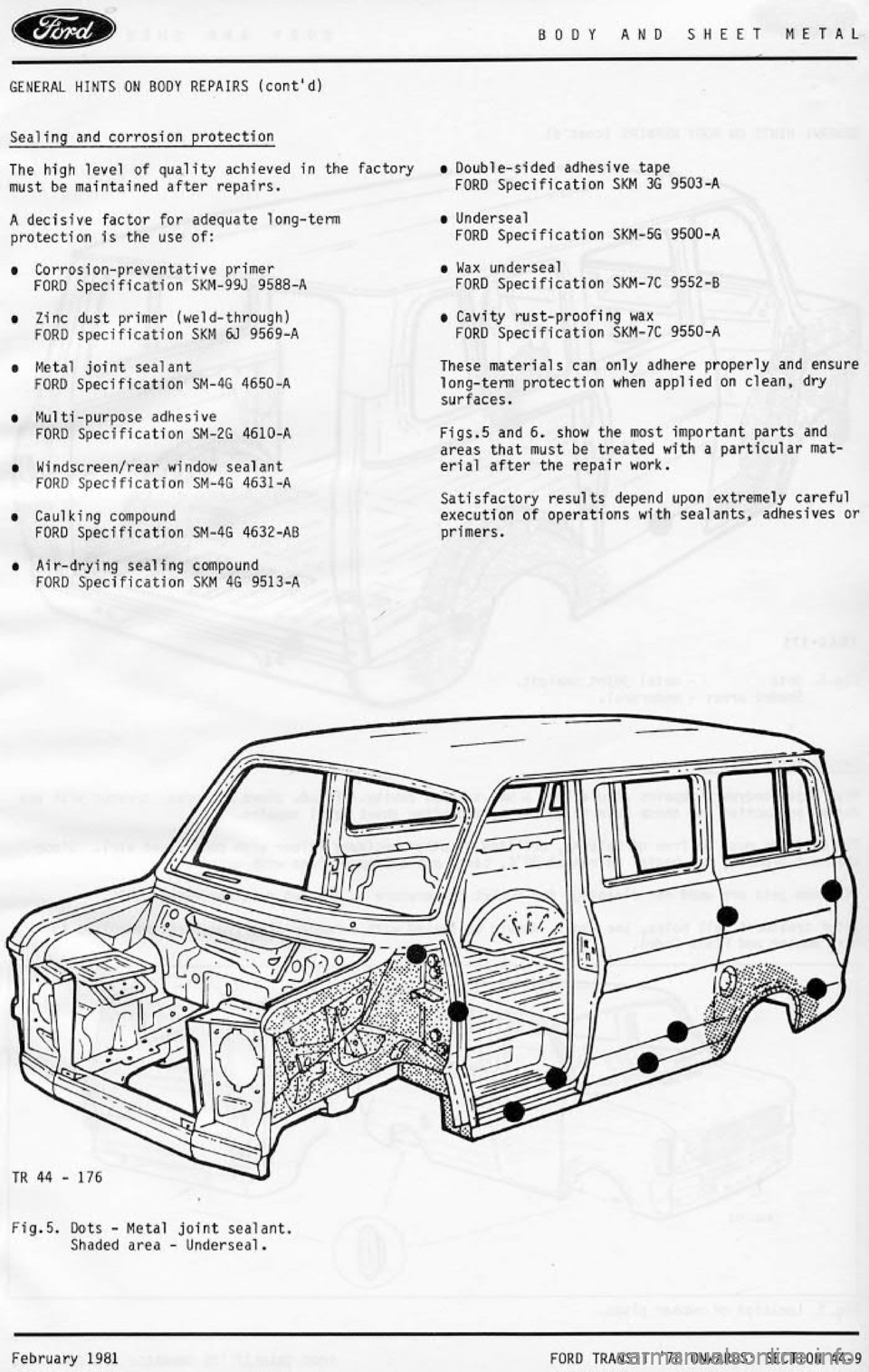 FORD TRANSIT 1978  Service Repair Manual 