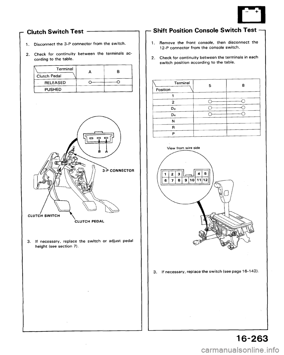 HONDA ACCORD 1992 CB / 4.G Workshop Manual 