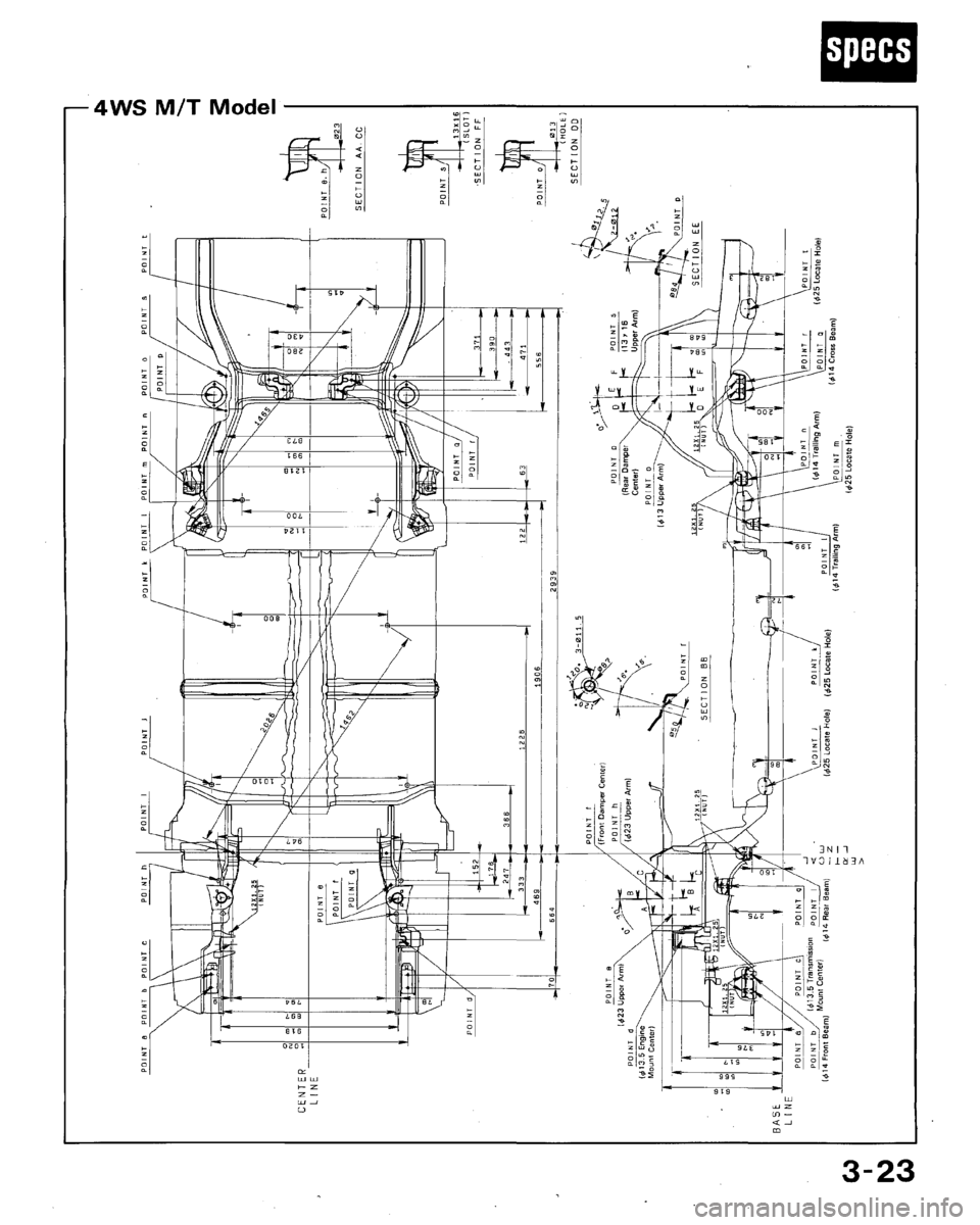 HONDA ACCORD 1991 CB / 4.G Service Manual 