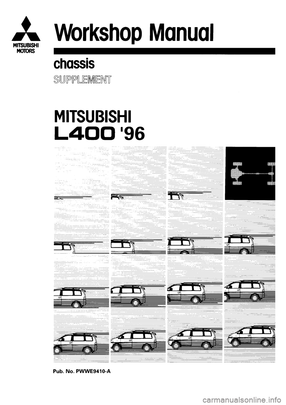 MITSUBISHI L400 1996  Service Repair Manual 