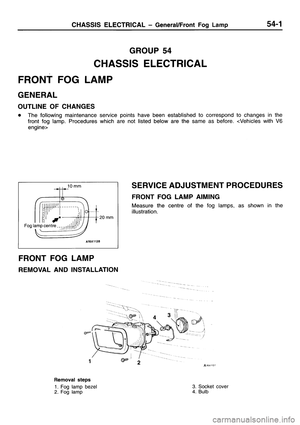 MITSUBISHI GALANT 1995 7.G User Guide 