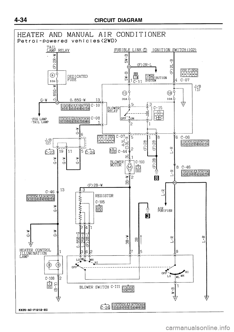 MITSUBISHI GALANT 1996 7.G Electrical Wiring Diagram Repair Manual 