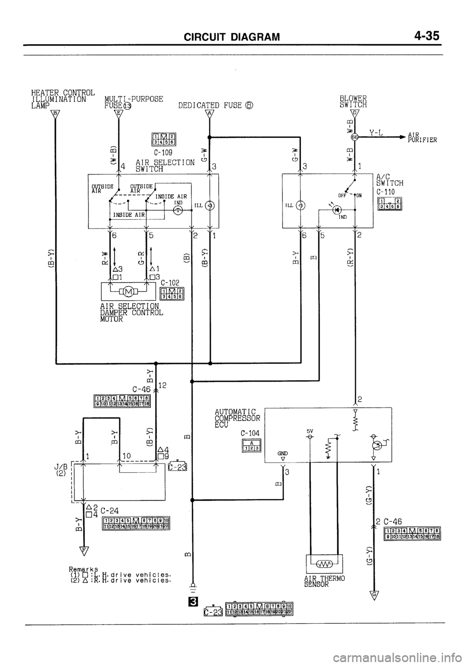 MITSUBISHI GALANT 1996 7.G Electrical Wiring Diagram Repair Manual 