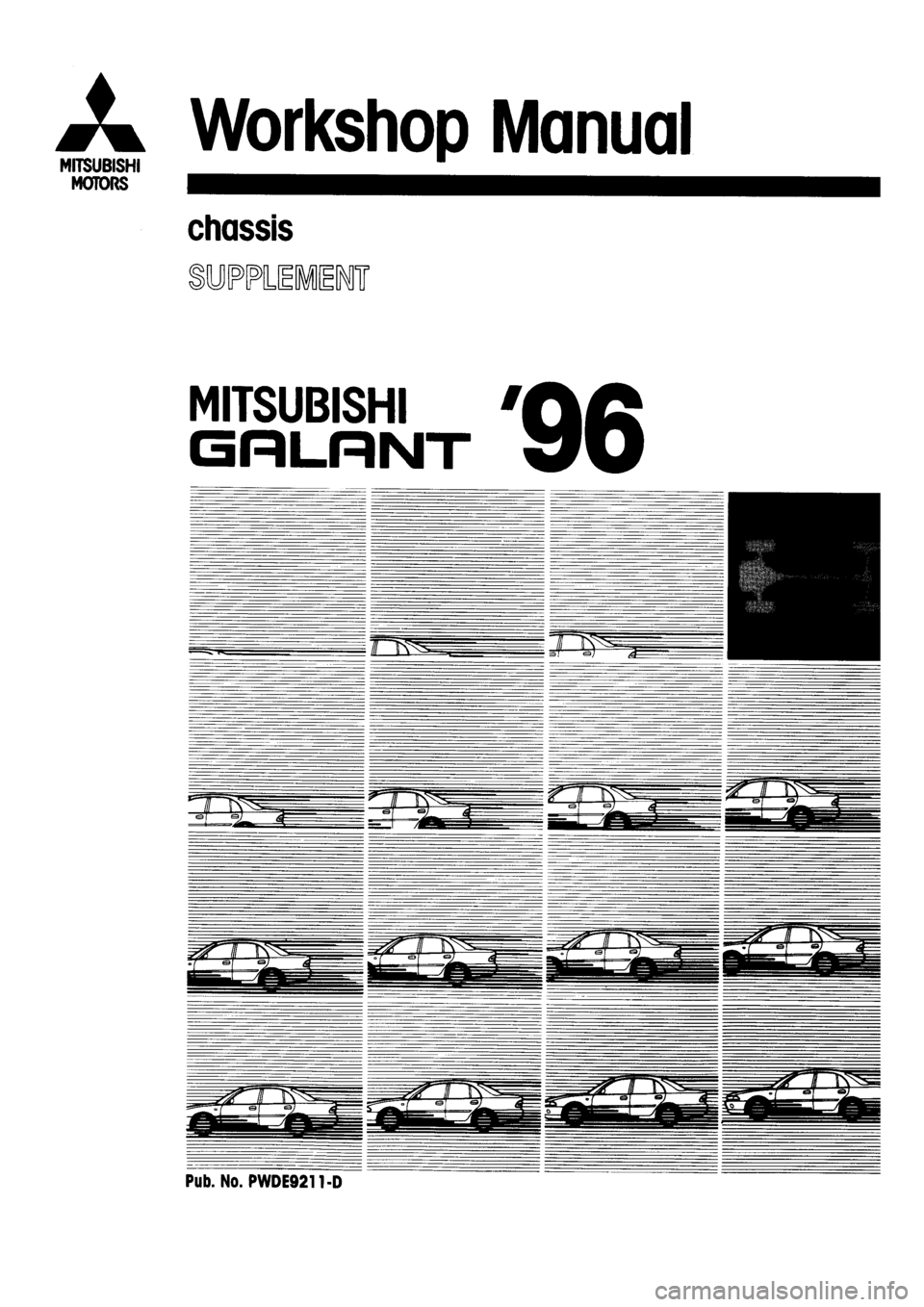 MITSUBISHI GALANT 1996 7.G Workshop Manual 