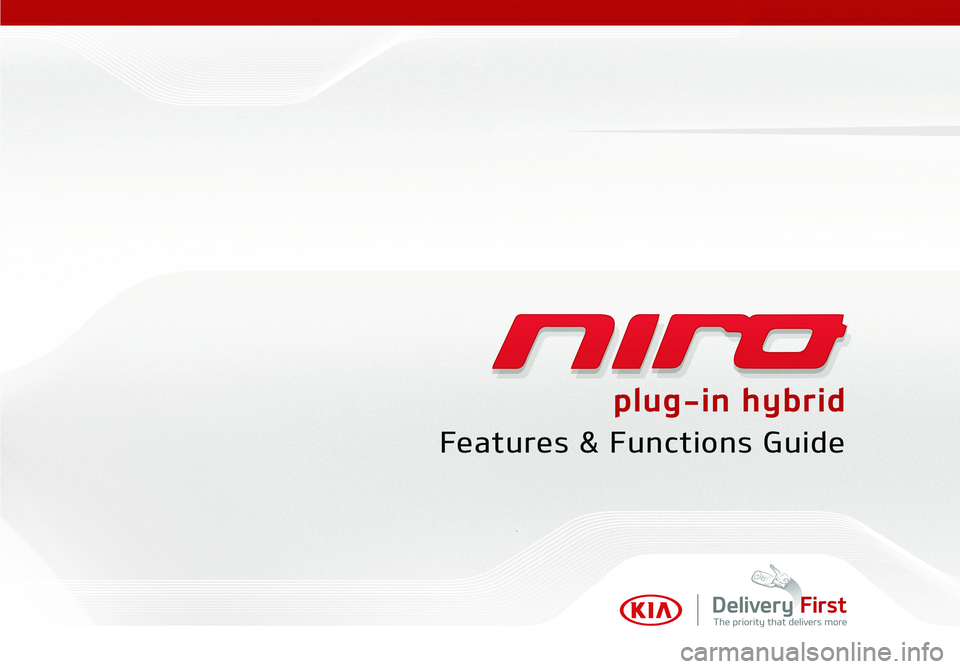 KIA NIRO PHEV 2018  Features and Functions Guide 