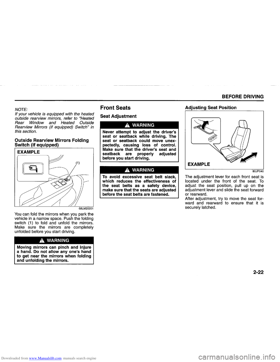 SUZUKI SWIFT 2009 2.G Service Manual Downloaded from www.Manualslib.com manuals search engine   