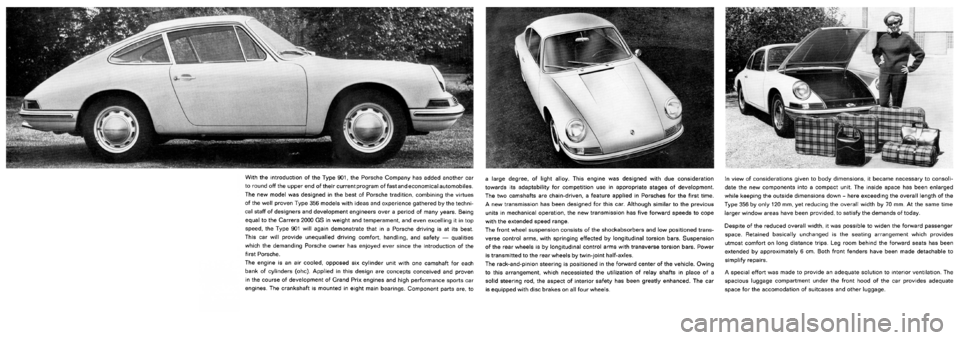 PORSCHE 911 1963 901 Information Manual 
