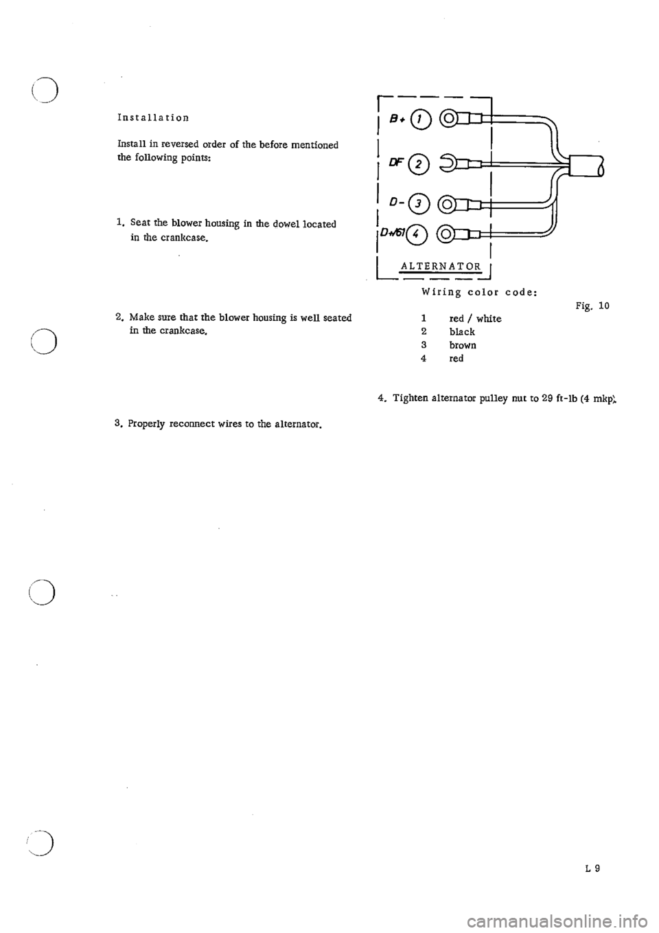 PORSCHE 911 1966 1.G Electrical User Guide 