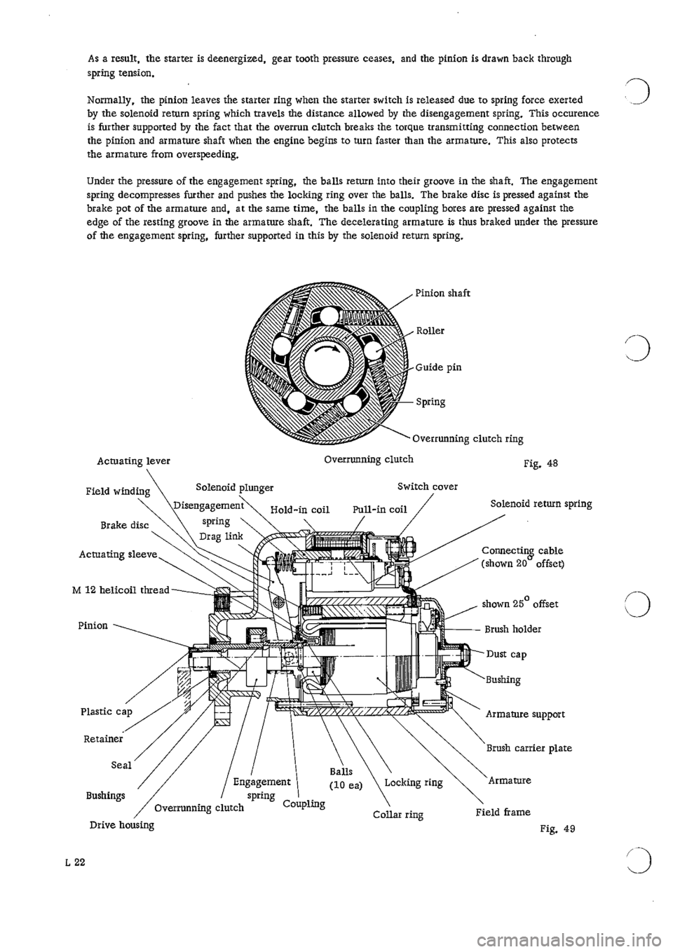 PORSCHE 911 1965 1.G Electrical Owners Manual 