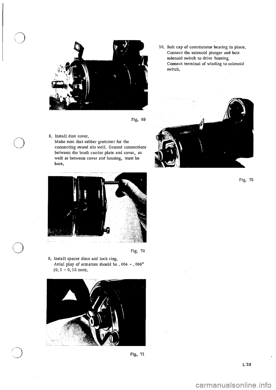 PORSCHE 911 1966 1.G Electrical Owners Guide 