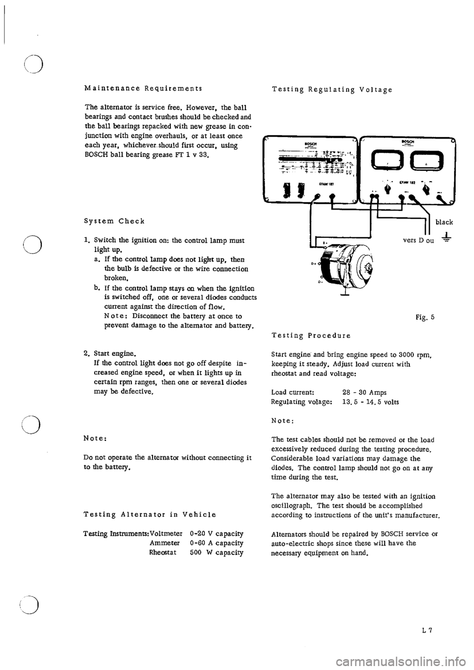 PORSCHE 911 1967 1.G Electrical Workshop Manual 