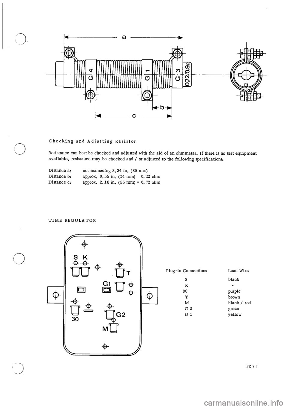 PORSCHE 911 1965 1.G Technical Instruction User Guide 