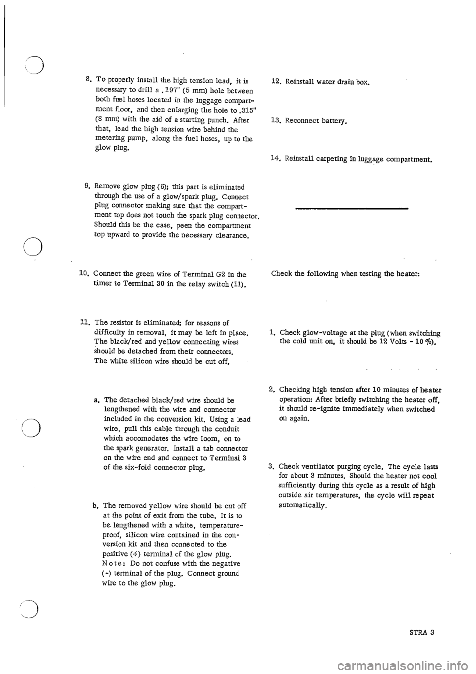 PORSCHE 911 1965 1.G Technical Instruction Service Manual 