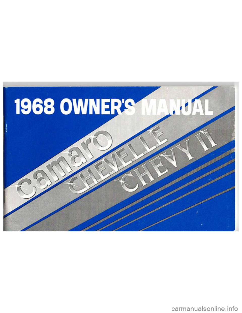 CHEVROLET CAMARO 1968  Owners Manual 