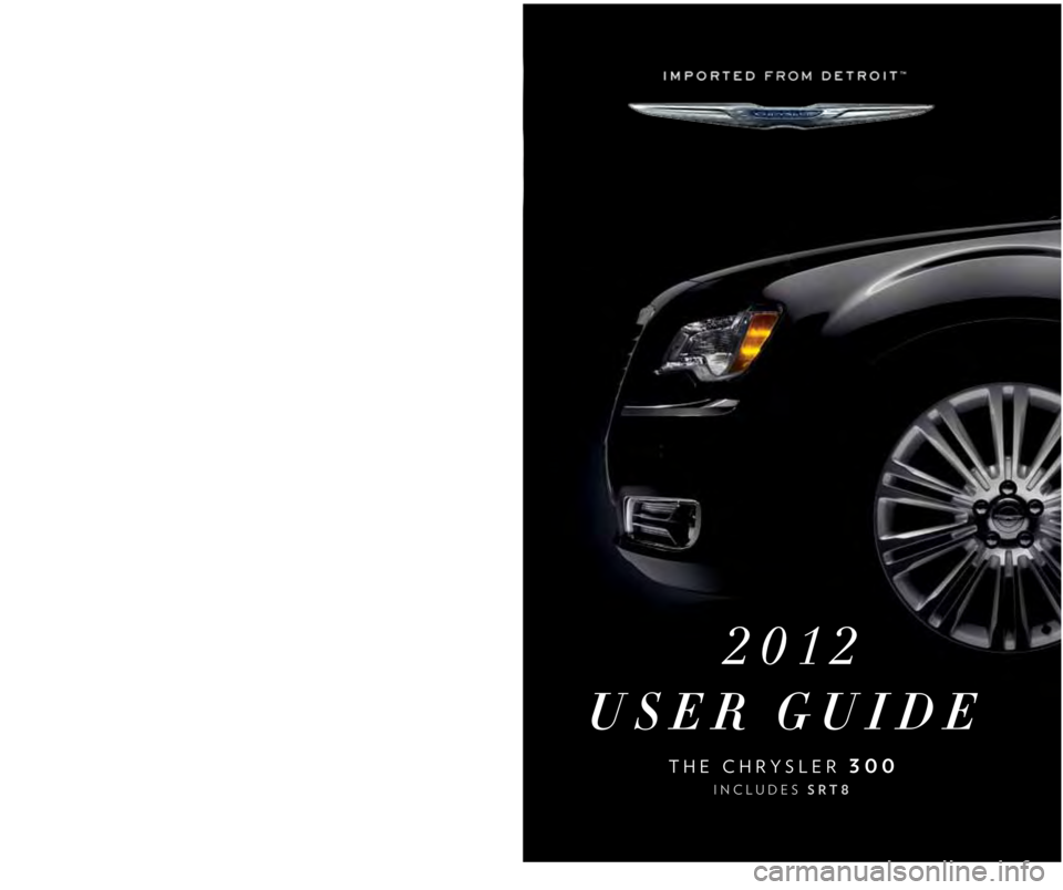 CHRYSLER 300 S 2012  Owners Manual 