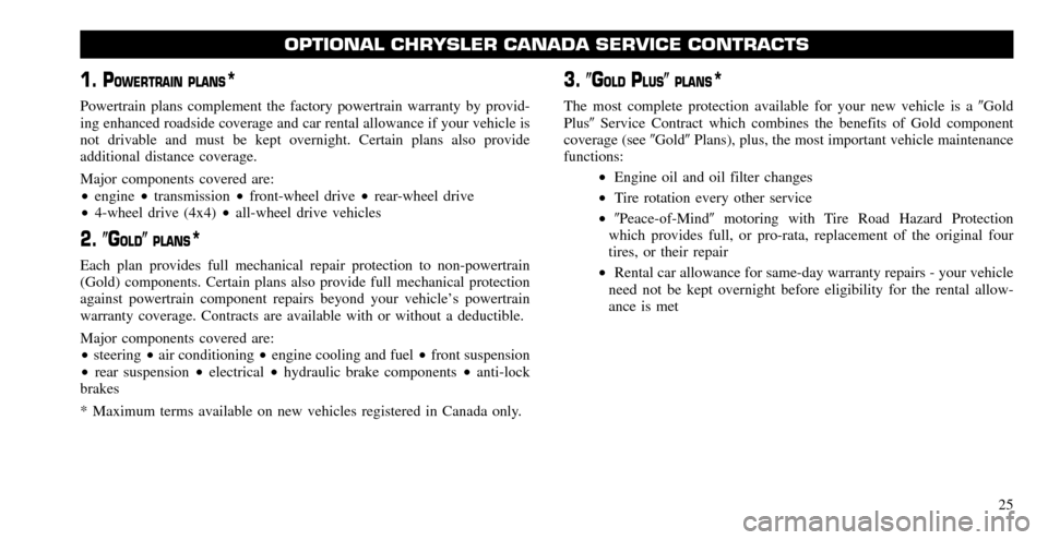 CHRYSLER TOWN AND COUNTRY 2010 5.G Warranty Booklet 