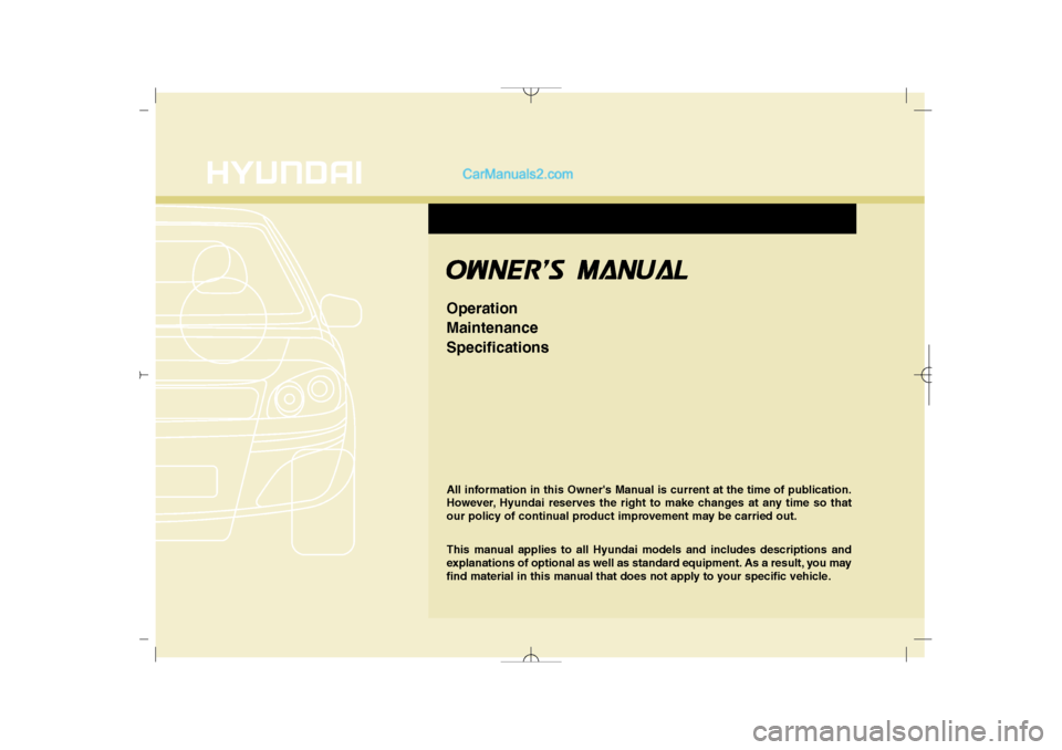 Hyundai Sonata 2013  Owners Manual 