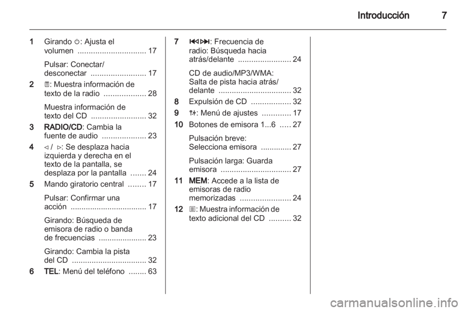 OPEL VIVARO 2012  Manual de infoentretenimiento (in Spanish) 