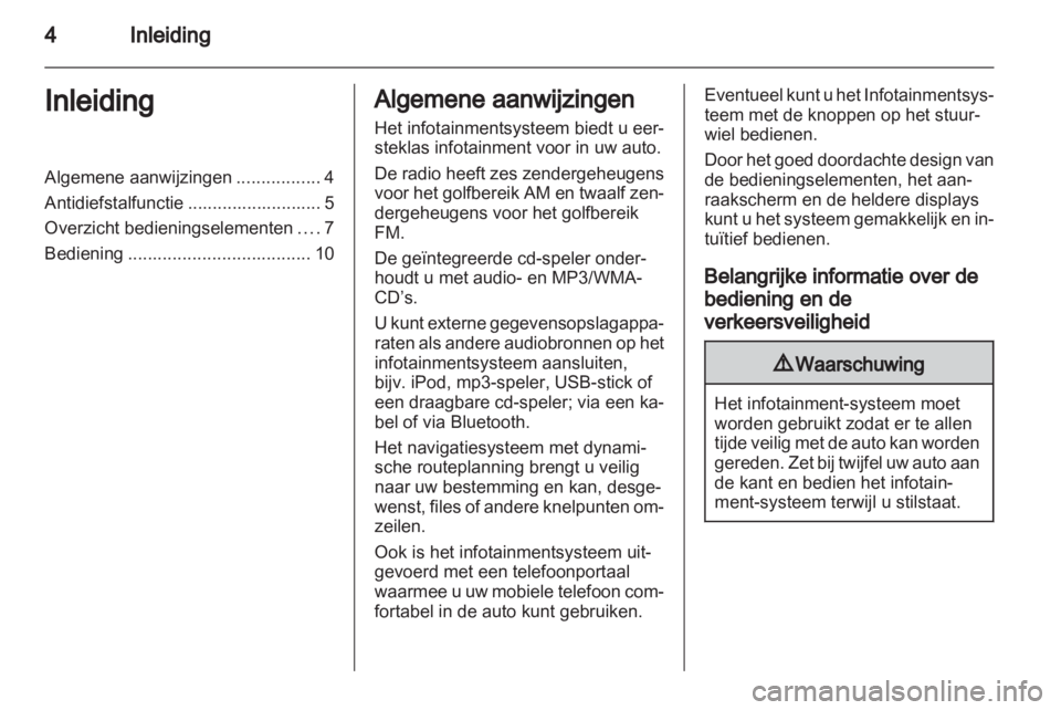 OPEL ZAFIRA B 2014  Handleiding Infotainment (in Dutch) 