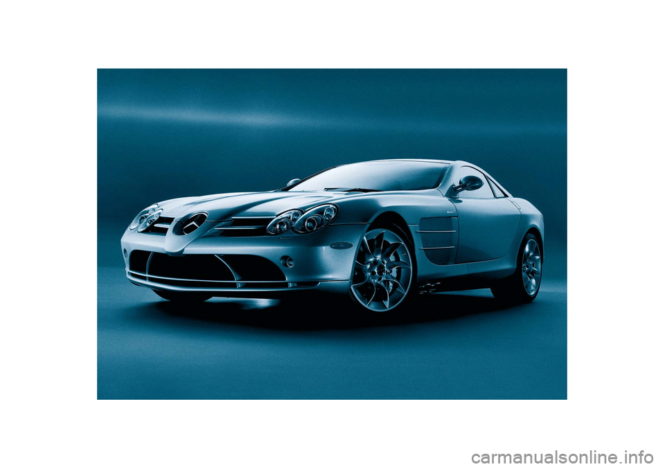 MERCEDES-BENZ SLR 2006 R199 Owners Manual 