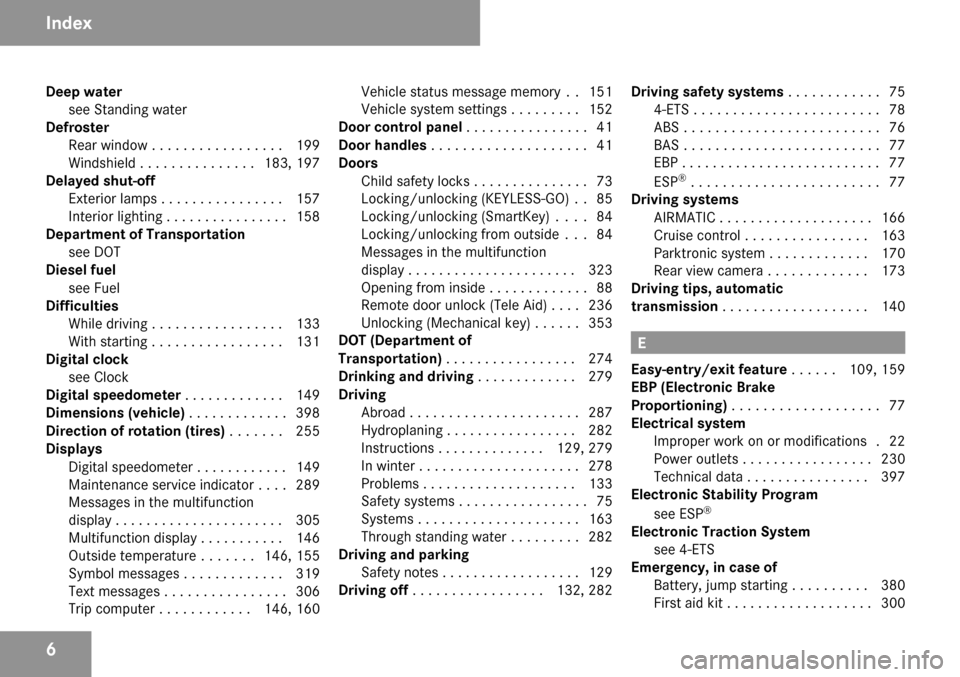 MERCEDES-BENZ R320 2009 W251 Owners Manual 