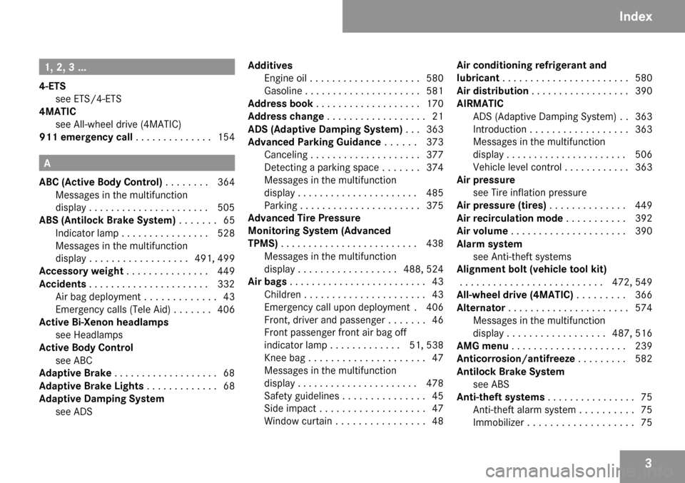 MERCEDES-BENZ CL600 2009 C216 Owners Manual 