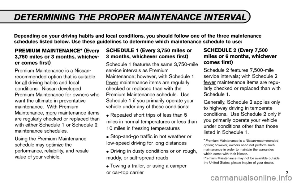 NISSAN ALTIMA COUPE 2009 D32 / 4.G Service And Maintenance Guide 