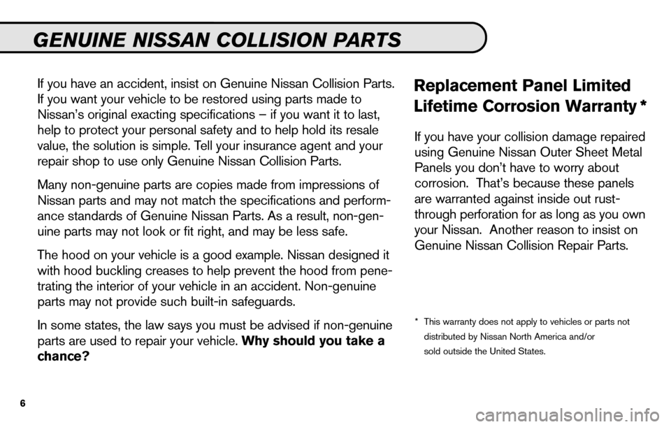 NISSAN SENTRA 2010 B17 / 7.G Service And Maintenance Guide 