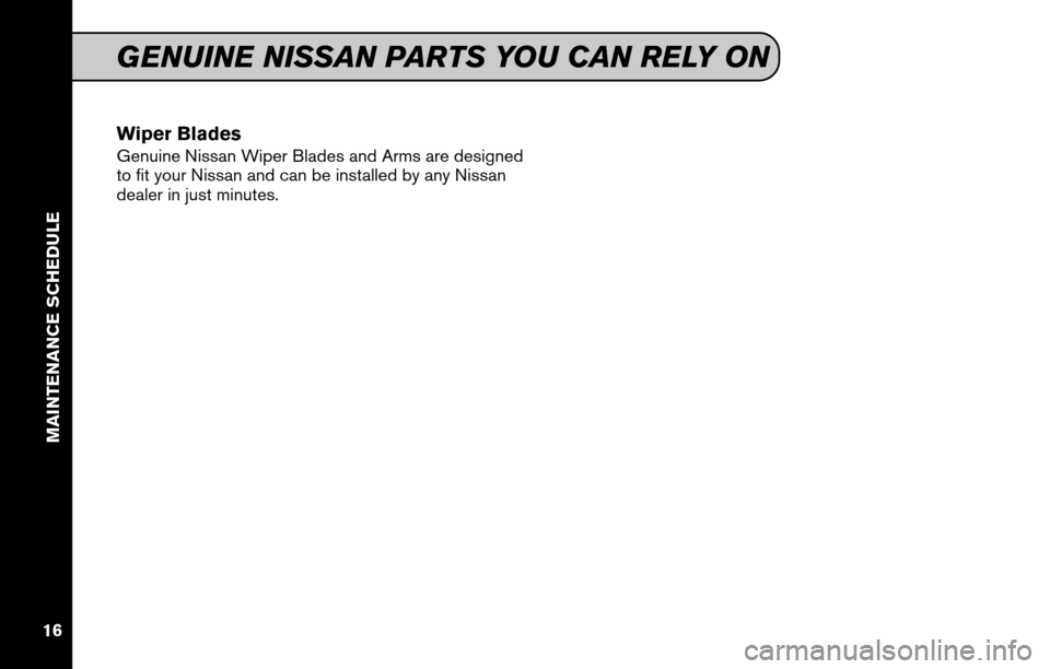 NISSAN ALTIMA COUPE 2011 D32 / 4.G Service And Maintenance Guide 
