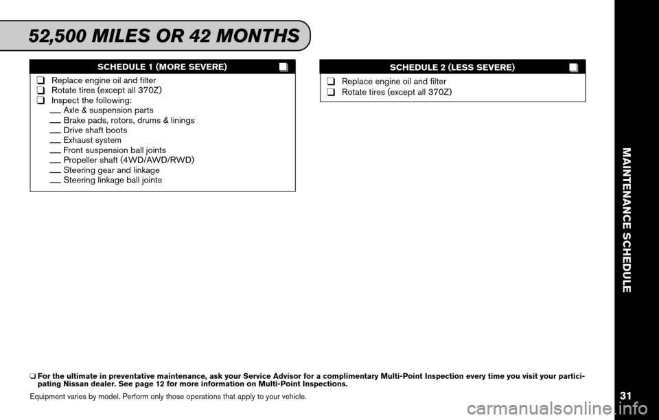 NISSAN ALTIMA COUPE 2011 D32 / 4.G Service And Maintenance Guide 