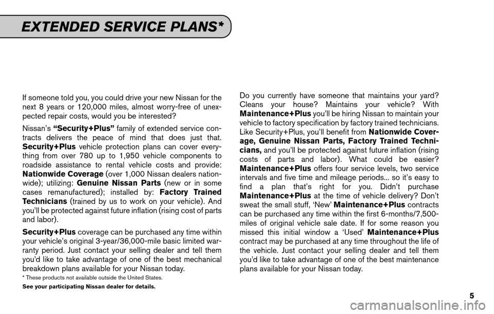 NISSAN VERSA HATCHBACK 2011 1.G Service And Maintenance Guide 