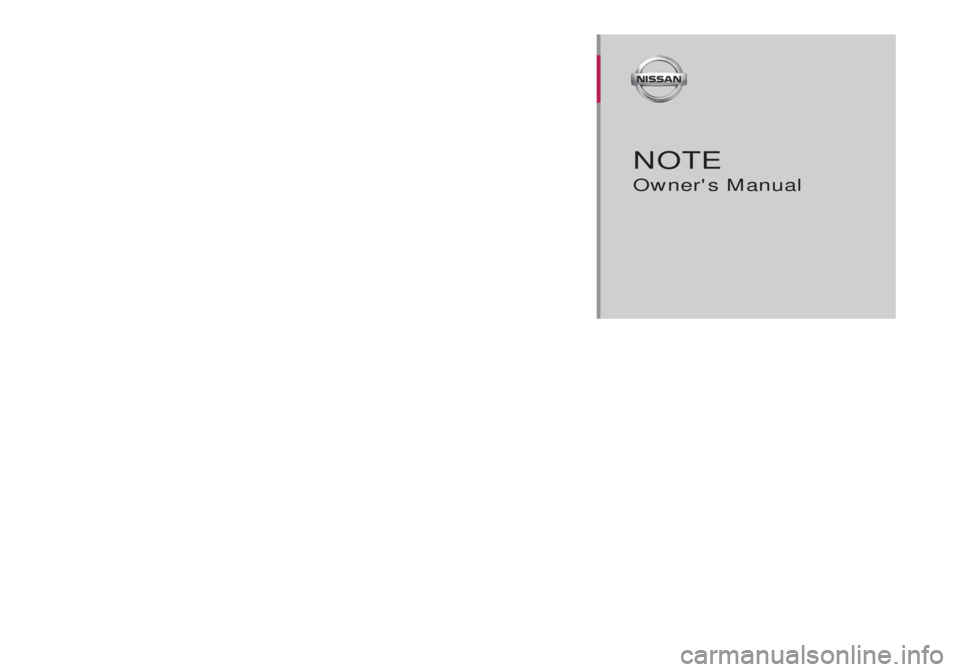 NISSAN NOTE 2008  Owners Manual 