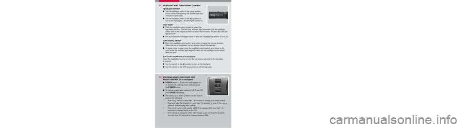 NISSAN XTERRA 2006 N50 / 2.G Quick Reference Guide 
01
06	
FRONT-PASSENGER 
AIR BAG STATUS LIGHT
WINDSHIELD WIPER/ 
WASHER SWITCH
INSTRUMENT 
BRIGHTNESS 
CONTROL/ TRIP 
CHANGE BUT TON ( BEHIND STEERING WHEEL)
TRIP COMPUTER
HE ADLIGHT AND TURN SIGNAL C