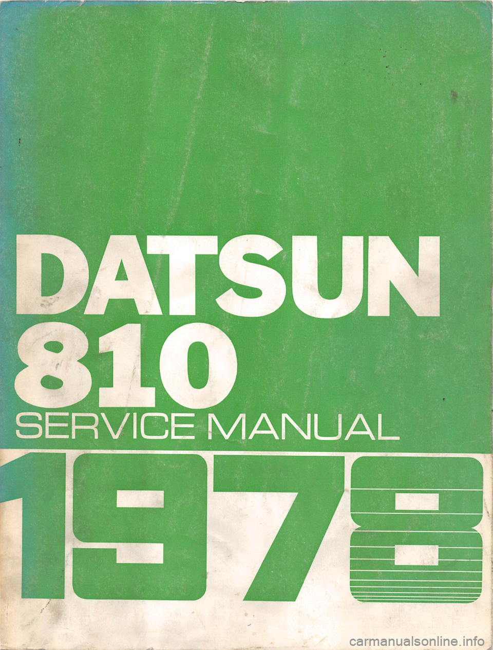 DATSUN 810 1978  Service Manual 