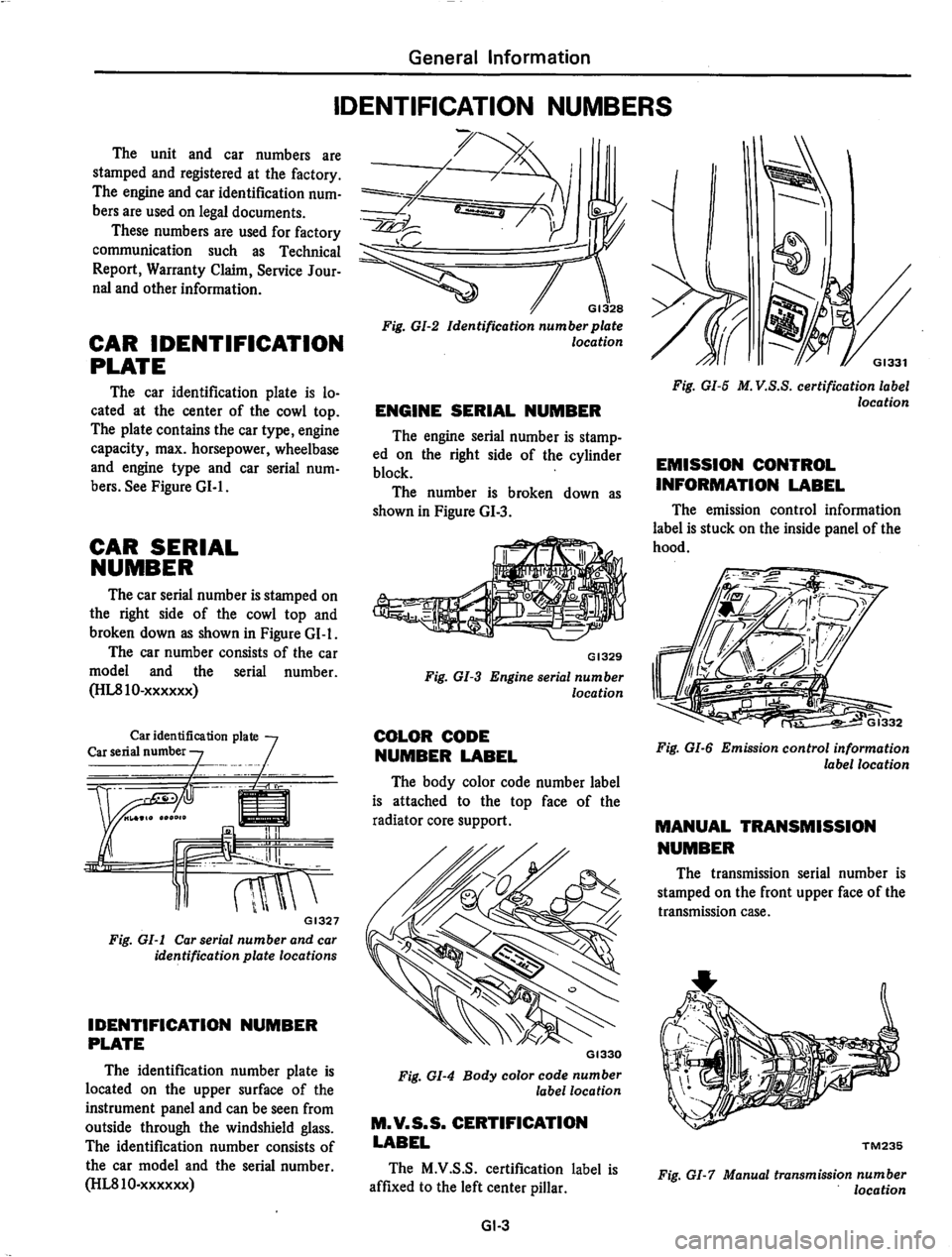 DATSUN 810 1978  Service Manual 