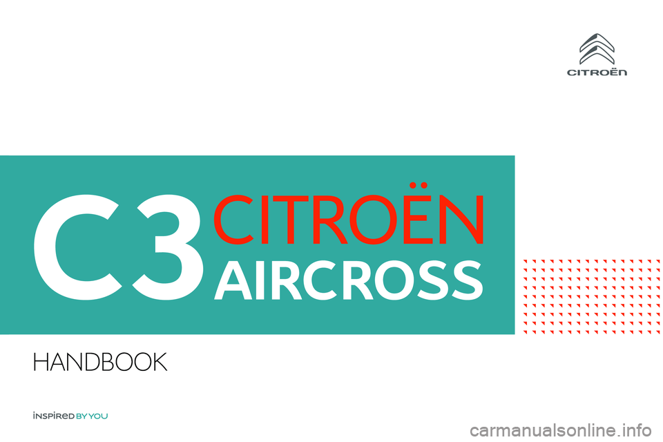 CITROEN C4 AIRCROSS DAG 2021  Handbook (in English) HANDBOOK 
 
     