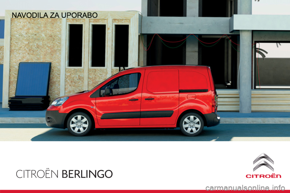 CITROEN BERLINGO ELECTRIC 2015  Navodila Za Uporabo (in Slovenian) CITROËNBERLINGO 