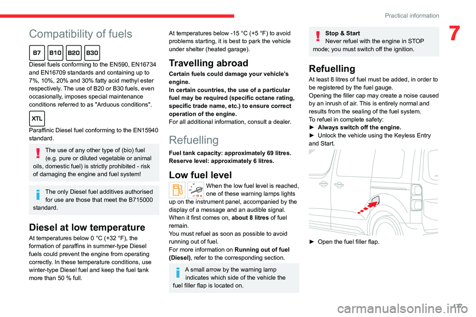 CITROEN JUMPY 2019  Owners Manual  
 
177
Practical information
7
 
FILL UP WITH  
CONFIDENCE
 
WITH QUARTZ LUBRICA\BNT\f
* 1L & 5L produced in Europe
Part\bers  for  more  tha\b  50  years,  Citroën  & 
TotalEnergies share \fommon v