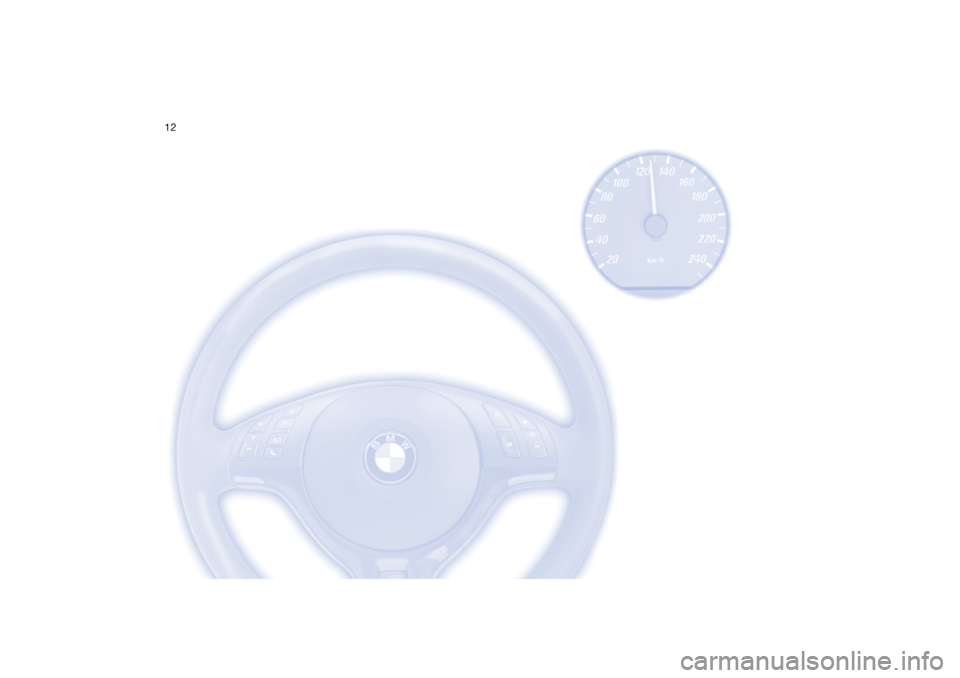 BMW 330CI COUPE 2004 E46 User Guide  
12 