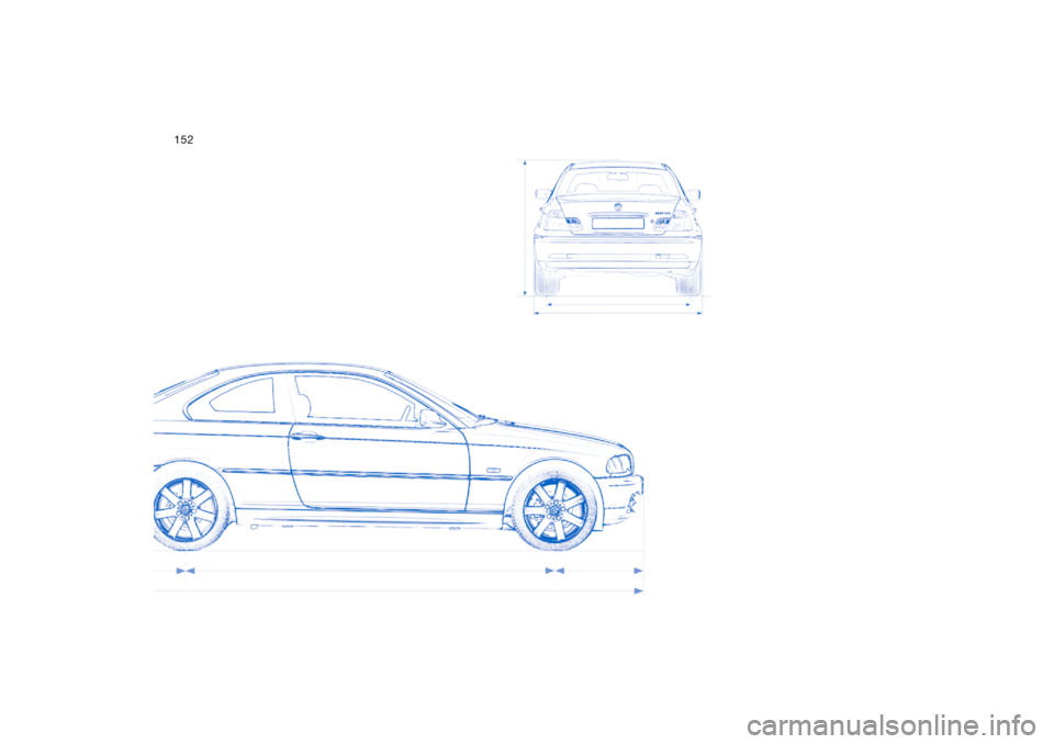 BMW 330CI COUPE 2004 E46 Owners Manual 152 