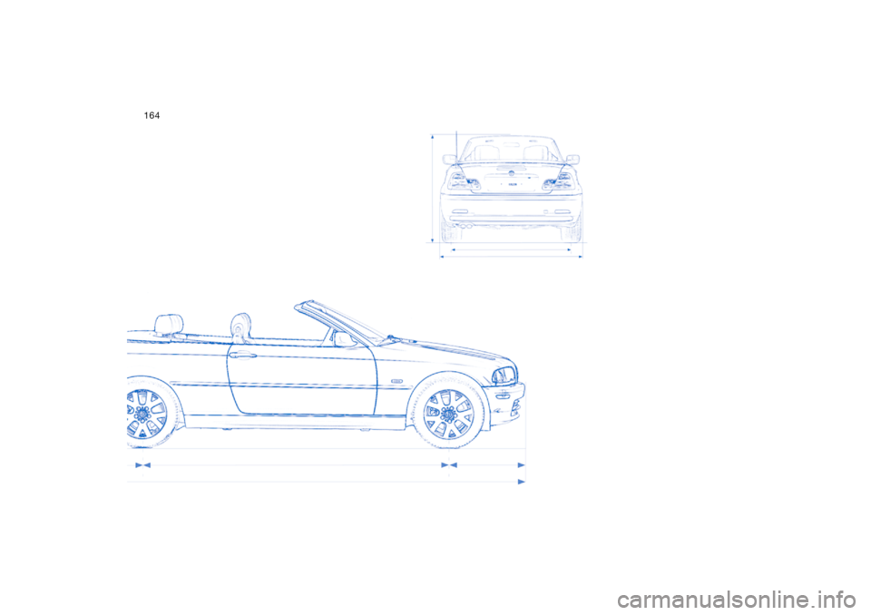 BMW 330CI CONVERTIBLE 2004 E46 Owners Manual 164 